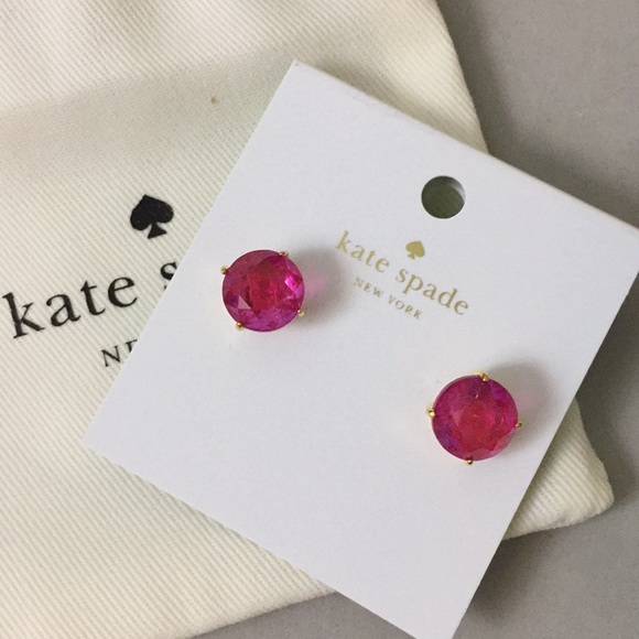 kate spade Jewelry - NWT Kate Spade Pink Earrings Jewel Studs